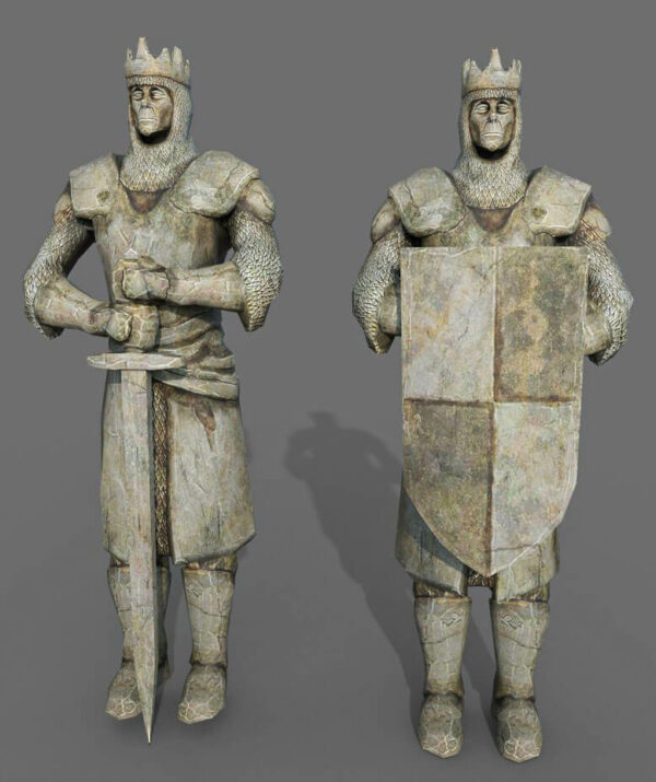 Crusader-Statue