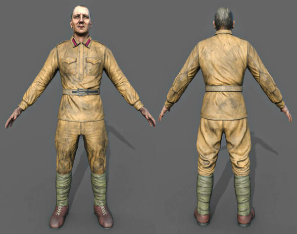 Download the Soviet Trooper free 3D model for personal use and learning. Find a variety of high-quality 3D assets on 3D Asset Collection