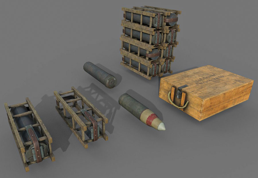 Ammo Crate 3D Model