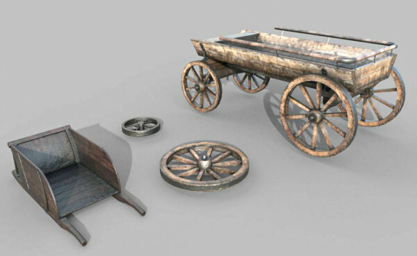 Cart Wagon 3D Model