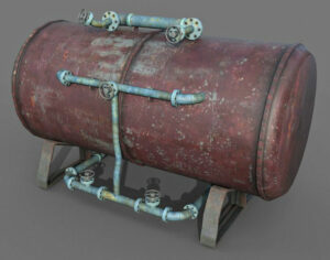 Industrial Boiler 3D Model