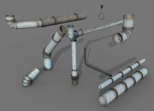 Pipes Props 3D Model