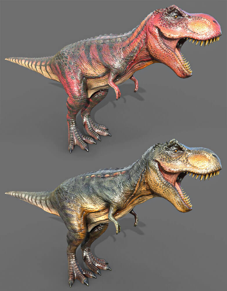T REX Dinosaurs 3D Model